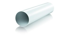 Ventiliacinis ortakis PLASTIVENT, d100, L-1 m, plastikinis, baltas, 1010