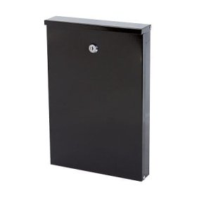 Pašto dėžutė PD-955, juoda, 240 x 355 x 55 mm