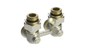 H tipo vožtuvas DANFOSS RLV-KB, DN15, kampinis, 003L0394