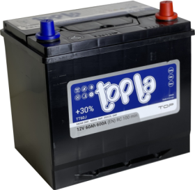 Akumuliatorius TOPLA TOP JIS 12 V, 60 Ah, 600 A, EN