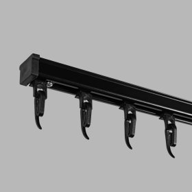 Aliuminio profilio sistema HESORA KSD, ilgis 250 cm, juodos spl., sukomplektuotas
