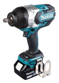Akumuliatorinis smūginis veržliasukis MAKITA DTW1002Z, 18V, 1000 Nm, LED, 1/2", Be akumuliatorių ir kroviklio!