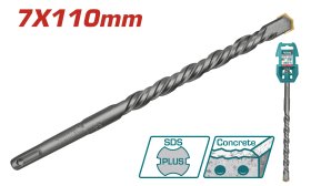 Grąžtas betonui SDS+ TOTAL, TCT, 7X 110 mm, TAC310701