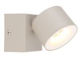 Kryptinis šviestuvas GLOBO Rae, LED, 6W, 480lm, 3000K, pilkos sp., 72x95x130 mm