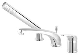 Vonios maišytuvas FERRO Combo, montuojamas ant voniso krašto, chromuotas, BCM11AA