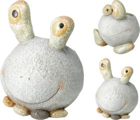 Sodo dekoracija ir vazonas Sodo gyvūnai, pilkos sp., 2 skirtingų dizainų, 25 x 22 x 25 cm.