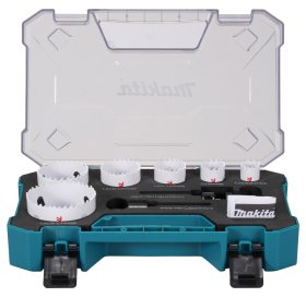 Bimetalinių gręžimo karūnų rinkinys MAKITA HSS Bi-Metal , 6-dydžiai (20,25,32,40,51,65)