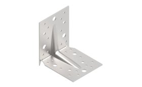Sustiprintas kampas su dygliais ARRAS, 105 x 105 x 90 x 2,5 mm, cinkuotas, 71354