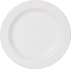 Lėkštė, melamino, baltos sp., skersmuo 20 cm