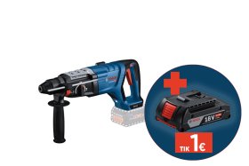 Akumuliatorinis perforatorius BOSCH Professional GBH, SDS Plus and Max, 18V-28 DC, SOLO, 18V, smūgio jėga 3,4 J, 4 - 28 mm, 0611919000, be akumuliatoriaus ir kroviklio