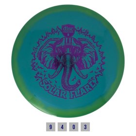 Diskgolfo diskas DISCMANIA S-Line FD3, Solar Flare, teal/green