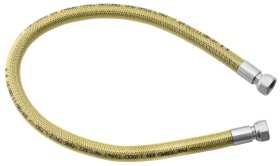 Dujų žarnelė FERRO, 1/2", 1,5m, su plieniniu tinkleliu, vidus/vidus, WG1500