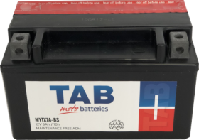 Akumuliatorius TAB AGM 12 V, 6 Ah, motociklinis