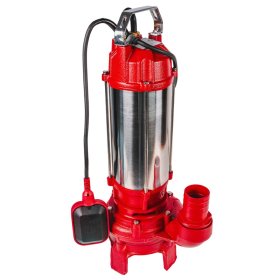 Panardinamas nuotekų siurblys RAIDER RD-NWP88, INOX, su plūde ir smulkintuvu, kėlimo aukštis 15m, įsiurbimo gylis 7 m, našumas 230 l/min,  galia 1100W, nerūd.pl.