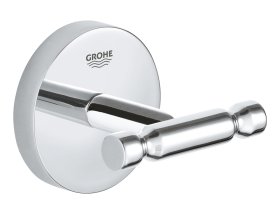 Kabliukas GROHE Quickfix Start Cosmopolitan, pakabinamas, chromas, montuojamas sukant arba klijuojant, 41168000