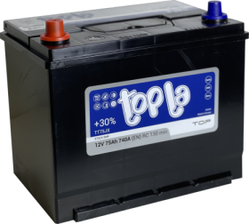 Akumuliatorius TOPLA TOP JIS 12 V, 75 Ah, 740 A, EN