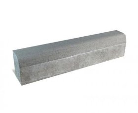 Pažemintas gatvės bortas BRIKERS, matmenys 1000 x 220 x 150 mm, juoda spalva