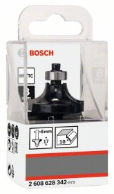 Suapvalinimo freza BOSCH HM, R=10 mm, dvipusė
