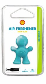 Automobilių oro gaiviklis SHELL, Air Freshener Little Joe new car, tvirtinimas į ventiliacijos groteles