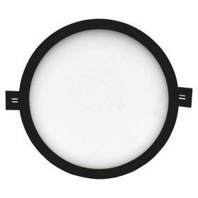 Montuojamas šviestuvas panelė TOPE Split, 16W, 1168lm, 4000K, IP44, apvali, įleidžiama, juodos sp.