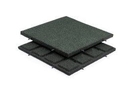 Guminė plytelė METALOIDAS, 50 x 50 x 3 cm, žalia
