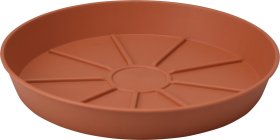 Plastikinė lėkštutė, terakoto sp., skersmuo 18 cm
