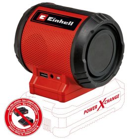 Akumuliatorinis grotuvas EINHELL TC-SR 18 Li BT Solo, be akumuliatoriaus ir kroviklio