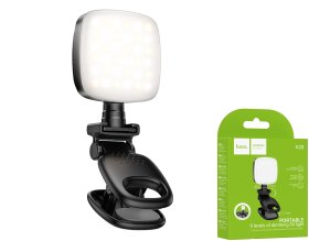 Išmaniojo telefono lempa HOCO 28, įkraunama, 9 apšvietimo režimai, įkrovimo laikas 30 min, veikimo trukmė 2–5 val.