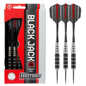 Darts strėlytės HARROWS Black Jack, steeltip, 3x20 g