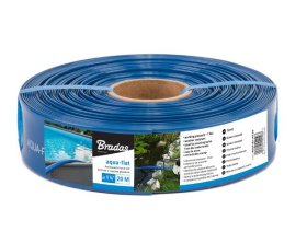Plokščia žarna BRADAS Aqua-Flat PE/EVA, vandens pumpavimui, 1 1/4"- 20m, mėlyna spalva