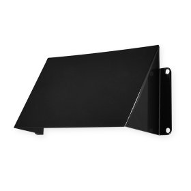 Oro angos dangtelis EUROPLAST LNM1408M, 140 x 80 mm, juodas, metalinis