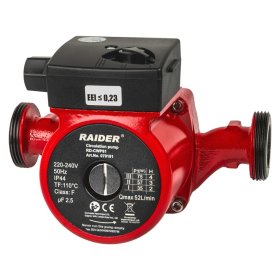 Cirkuliacinis siurblys RAIDER RD-CWP81, 25-40/180, karšto vandens recirkuliacijai 