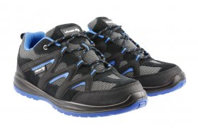 Darbo batai HOGERT WORKWEAR Elster, 01 SRC, juoda-mėlyna spalva, 43 dydis, CE