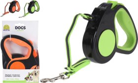 Pavadėlis šunims, automatinis, 5 metrai, maksimalus gyvūno svoris 20 kg