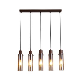 Pakabinamas šviestuvas SEARCHLIGHT Sweden II, E27, 5 x 60W, 230V, 680 x70 x 310 mm, maksimalus aukštis 1200 mm, 88921-5MO