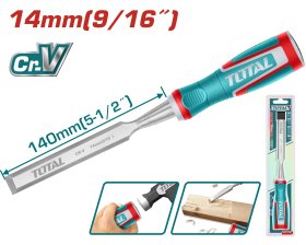 Kaltas TOTAL, medžiui, CR-V, 14x140 mm, THT41146
