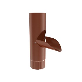 Vandens skirstytuvas BILKA, skersmuo 90mm, molio spalva, RAL8004