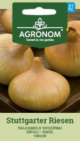 Daržovių sėklos, AGRONOM Svogūnai valgomieji, STUTTGARTER RIESEN, 1,5 g.