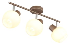 Kryptinis šviestuvas GLOBO Eileen, E27, 3 x 40W, 230V, kavos sp., 500x125x175 mm