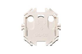 Kištukinio lizdo dangtelis LIREGUS Ukl-001, paviršinis, baltos sp., be įžeminimo, UKL-001.B 