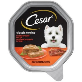 Konservuotas ėdalas šunims CESAR, su jautiena ir kepenimis, 150g