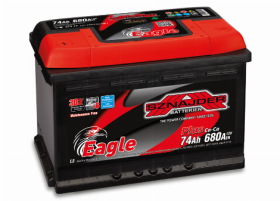 Akumuliatorius SZNAJDER EAGLE CALCIUM PLUS 12 V, 74 Ah, 680 A, EN