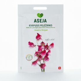Gėlių sėklos, kvapusis pelėžirnis Unwin's Striped, ASEJA, 1gr, 44020(6)