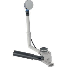 Sifonas voniai GEBERIT, su pasukamąja rankena, d52, 26 cm ilgio, chrome / blizgus, d=40/50mm, 150.530.21.6