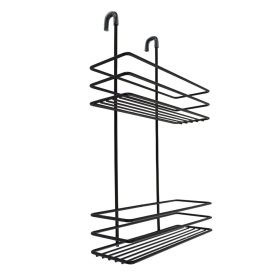 Lentynėlė SEPIO, 2 a., metalinė, juodos spl.