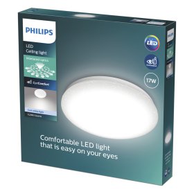Lubinis LED šviestuvas PHILIPS CL200, 17W, 1900 lm, 4000K, spindesio efektas, baltos sp.