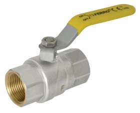 Rutulinis ventilis dujoms FERRO G61, 1 1/2", ilga rankena, vidus/vidus, KGN5