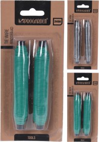 Augalų tvirtinimo viela PROGARDEN, 2 skirtingų sp., rinkinys (2 vnt.), ritinėlis 0,5 mm x 40 m. 