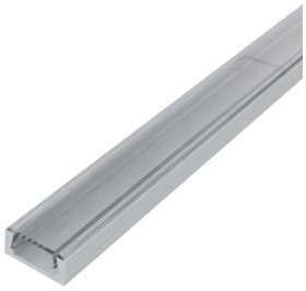 Profilis LED juostoms AVIDE AT-3489, komplektas, paviršinis, skaidrus dangtelis,  15,9 x 7,8 mm, ilgis 2 m