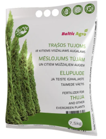 Trąšos tujoms BALTIC AGRO, 7,5 kg